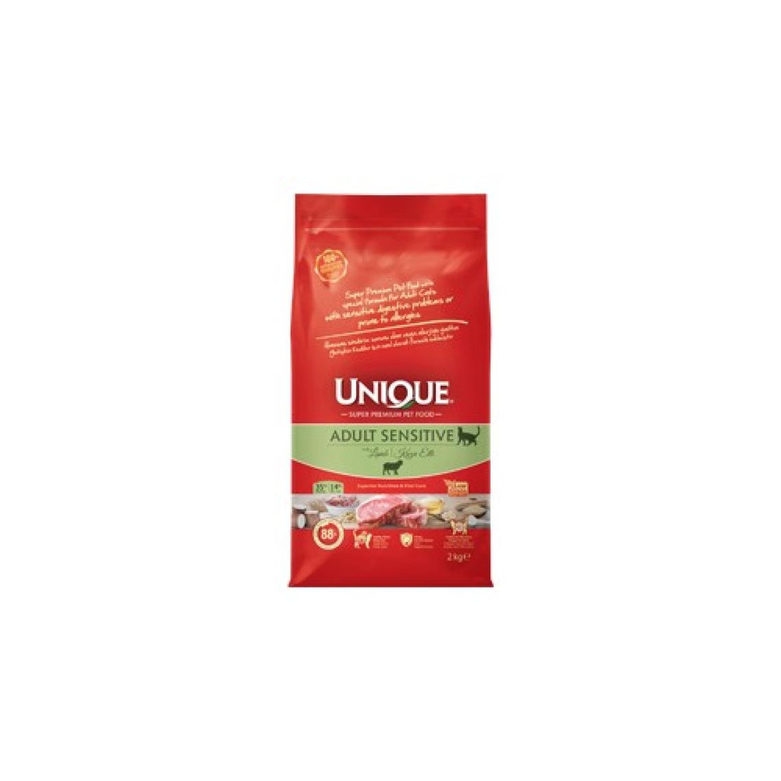 Unique Sensitive Yetişkin Kedi Maması Kuzu Etli 2 kg