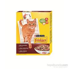 Friskies Etli Tavuklu ve Sebzeli 300 gr Yetişkin Kuru Kedi Maması