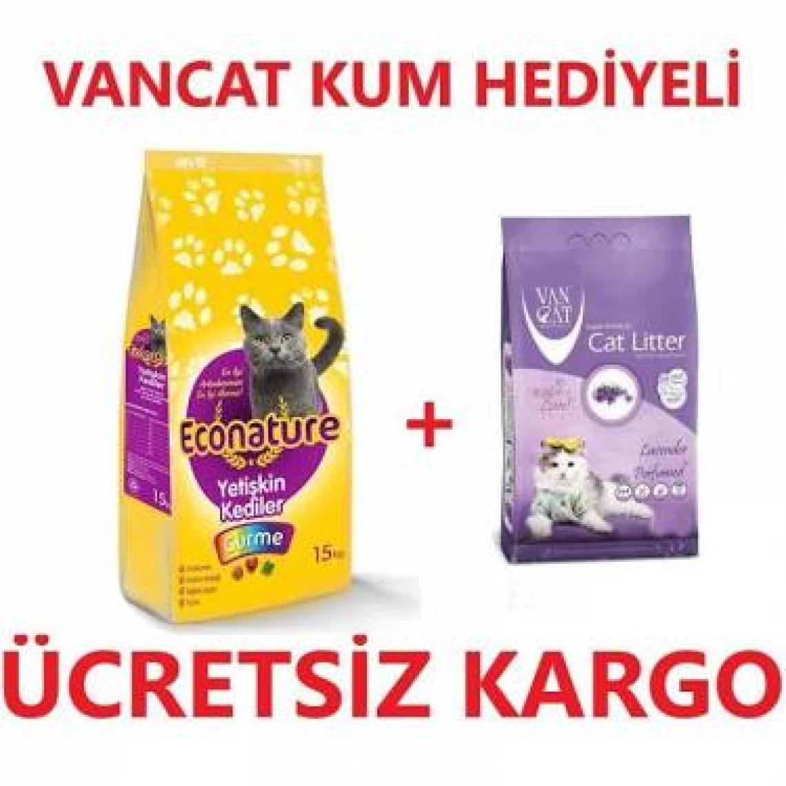 Econature Gurme Balıklı Yetişkin Kedi Maması - 15 Kg