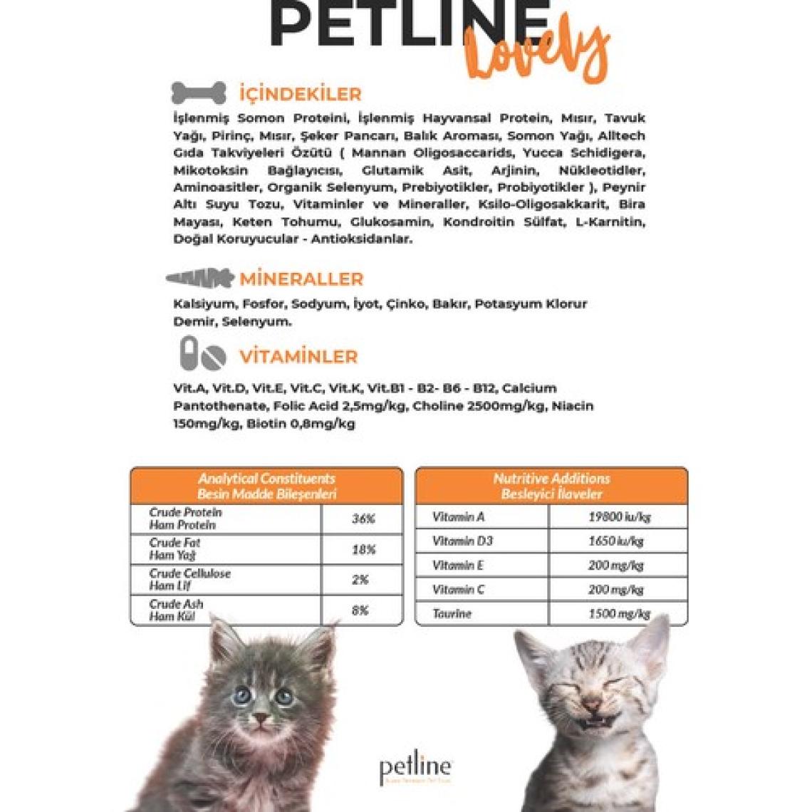 Petline 10 kg Somonlu Yavru Kedi Maması 10 kg