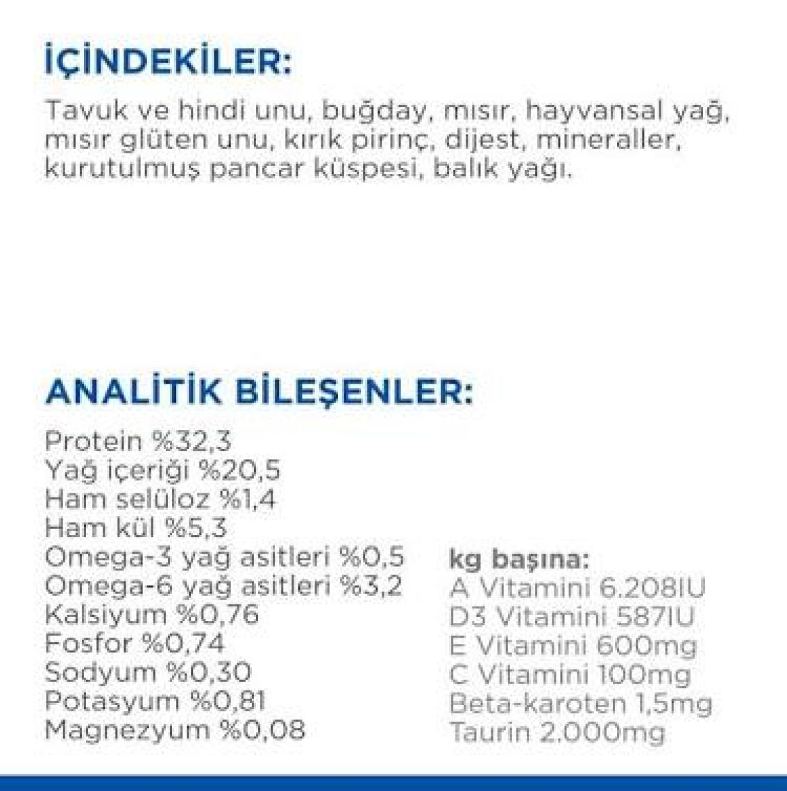 Hill's Adult Tavuk Etli Yetişkin Kedi Maması 1,5 kg