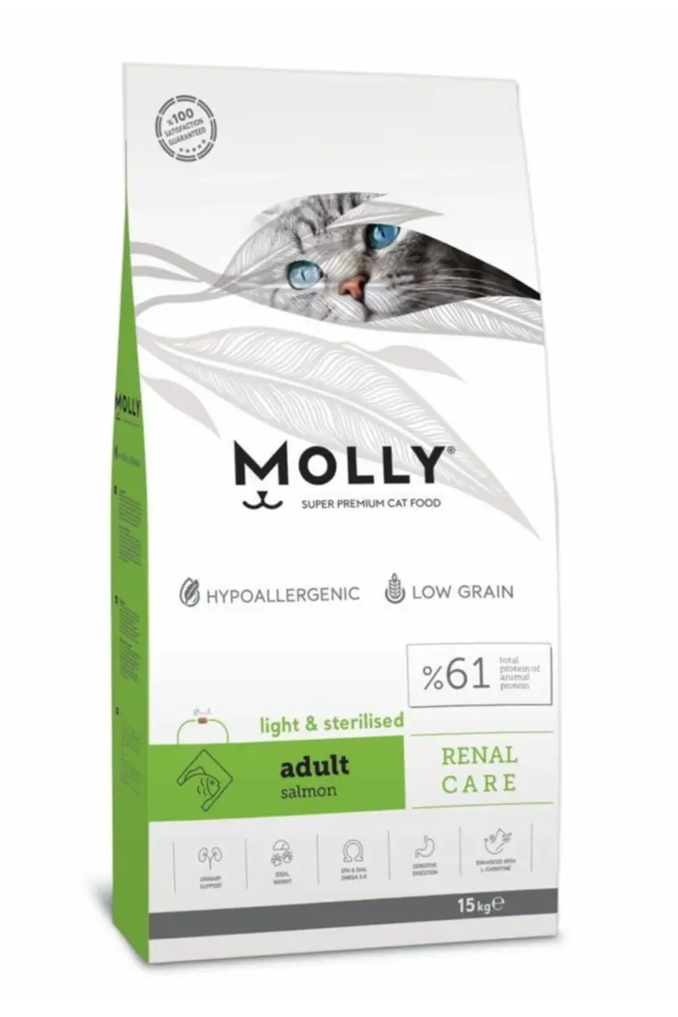 Molly Sterilized Somonlu Yetişkin Kedi Maması 15 Kg