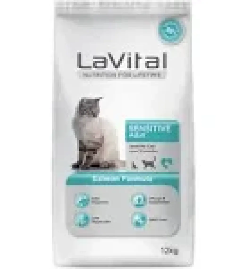 Lavital Sensitive Somonlu Yetişkin Kedi Maması 12 kg