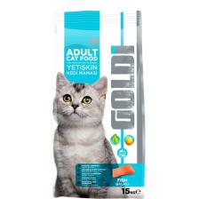 Goldi Balıklı Yetişkin Kedi Maması 15 kg