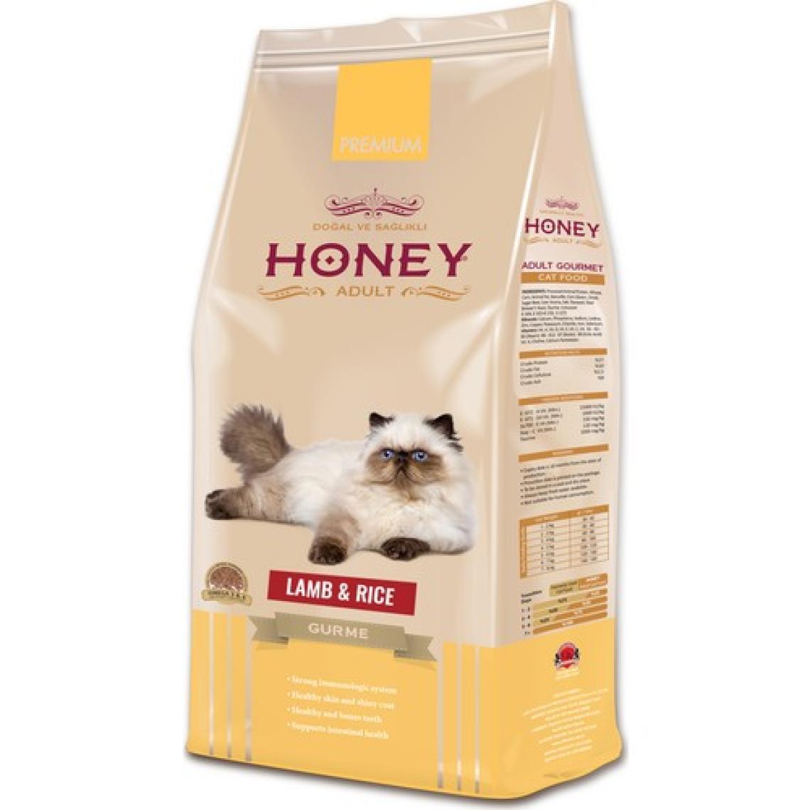 Honey Kuzu Etli Pirinçli Yetişkin Kedi Maması 15 Kg