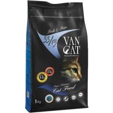 Van Cat Vancat Balıklı Pirincli Yetiskin Kedi Maması 1 kg Kilit Sistemli Paket