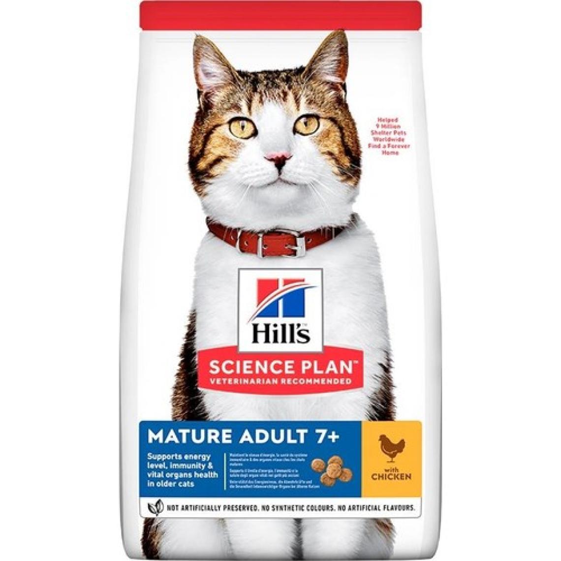 Hill 's Mature Adult +7 Active Longevity Tavuklu 3 kg Yaşlı Kuru Kedi Maması
