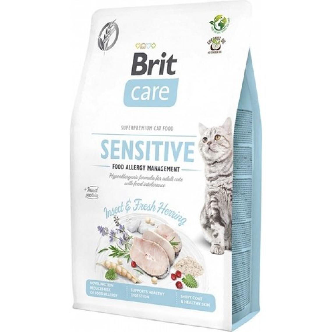 Brit Care Sensitive Böcekli ve Ringa Balıklı 2 kg Yetişkin Kedi Maması