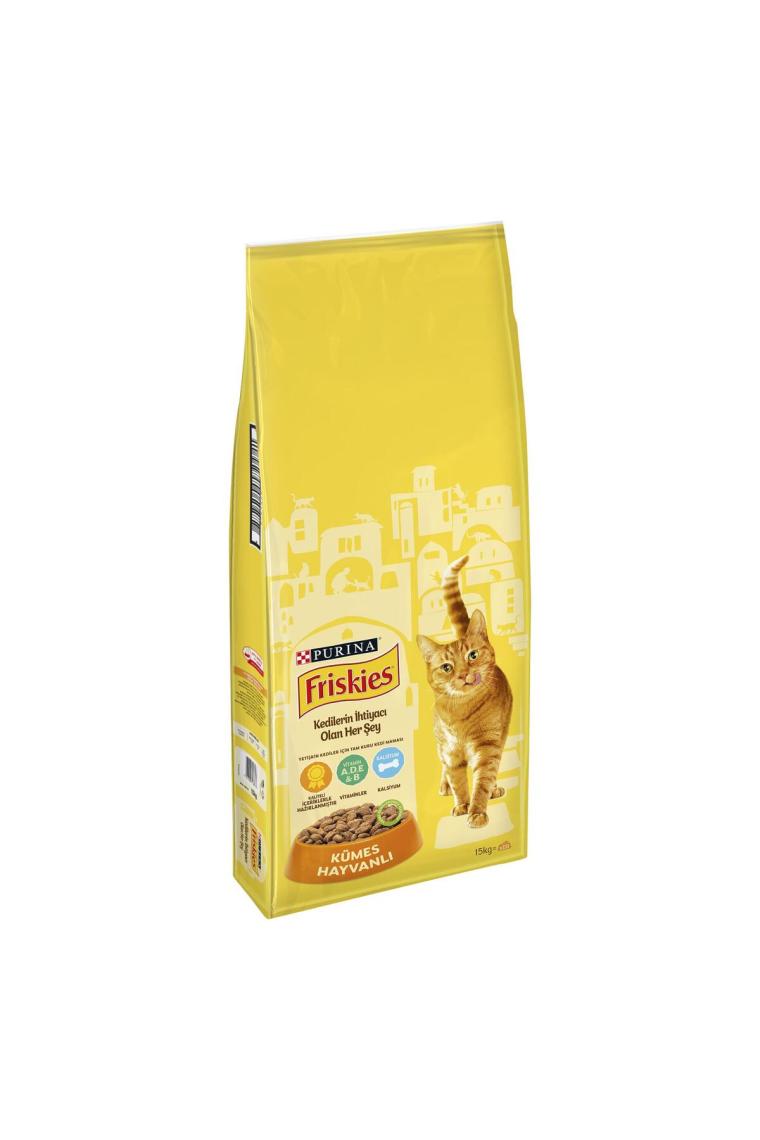 Friskies Kümes Hayvanlı 15 kg Yetişkin Kedi Maması