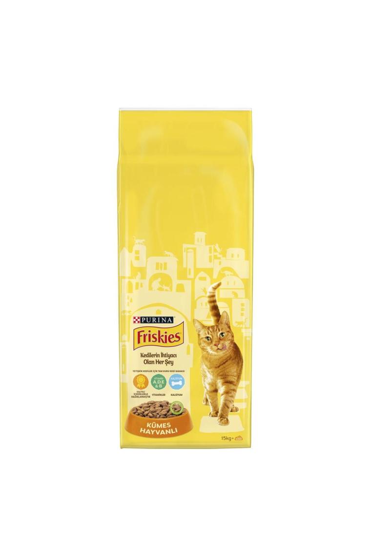 Friskies Kümes Hayvanlı 15 kg Yetişkin Kedi Maması
