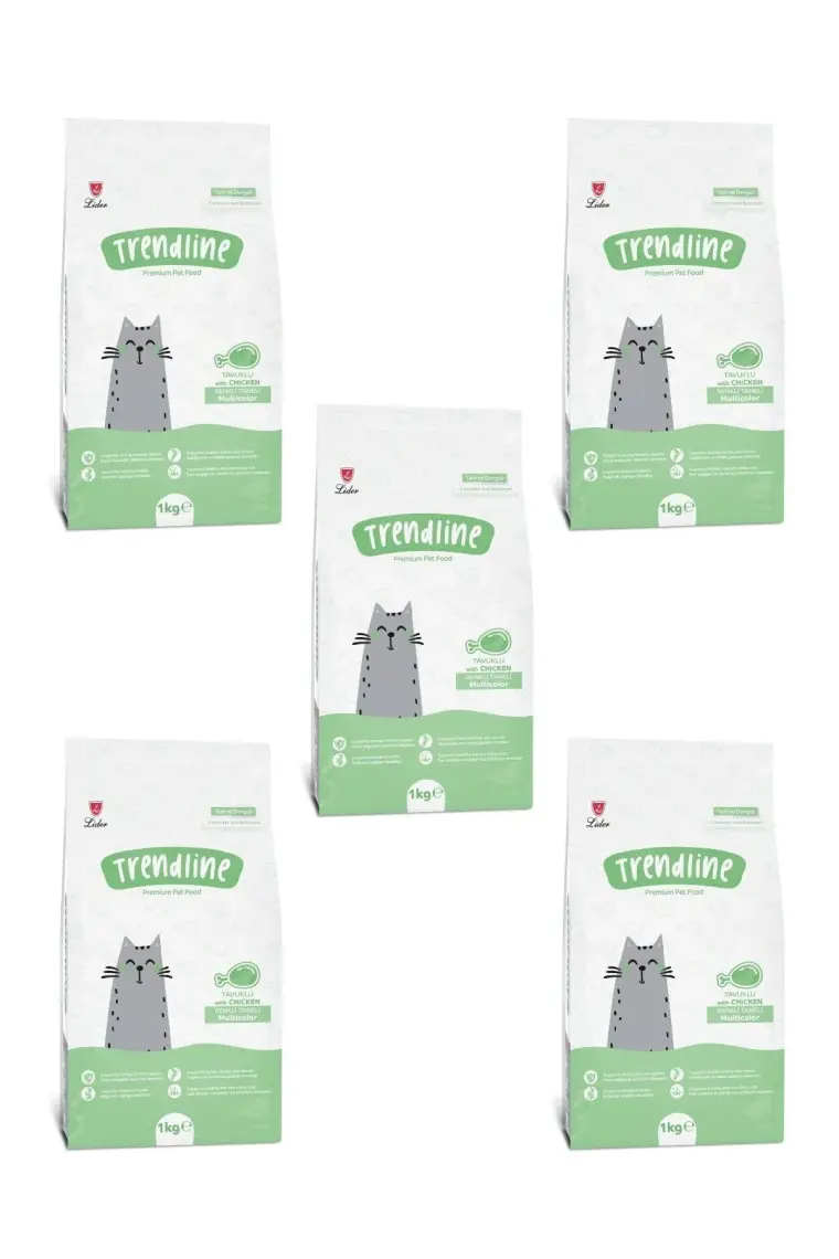Trendline Gourmet Kedi Maması 1 kg x 5 Adet