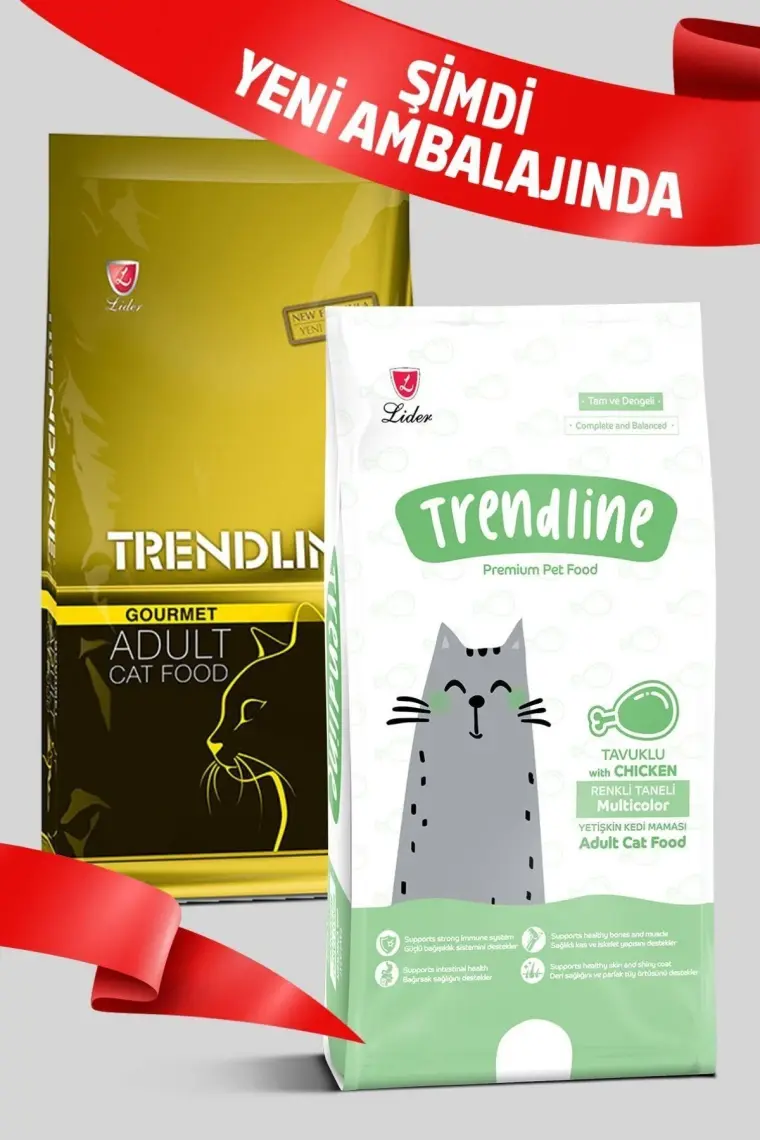 Trendline Gourmet Kedi Maması 1 kg x 5 Adet