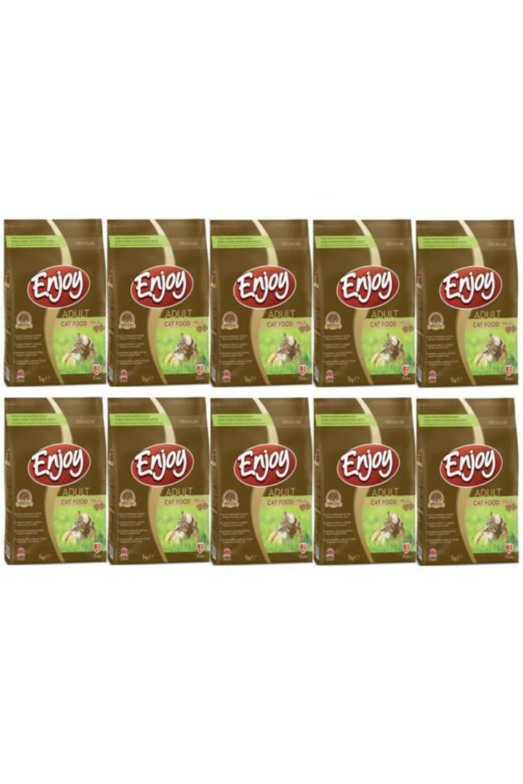 Enjoy Tavuklu 1 kg 10'lu Yetişkin Kedi Maması