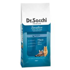 Dr. Sacchi Premium Sensitive Somonlu 15 kg Yetişkin Kuru Kedi Maması