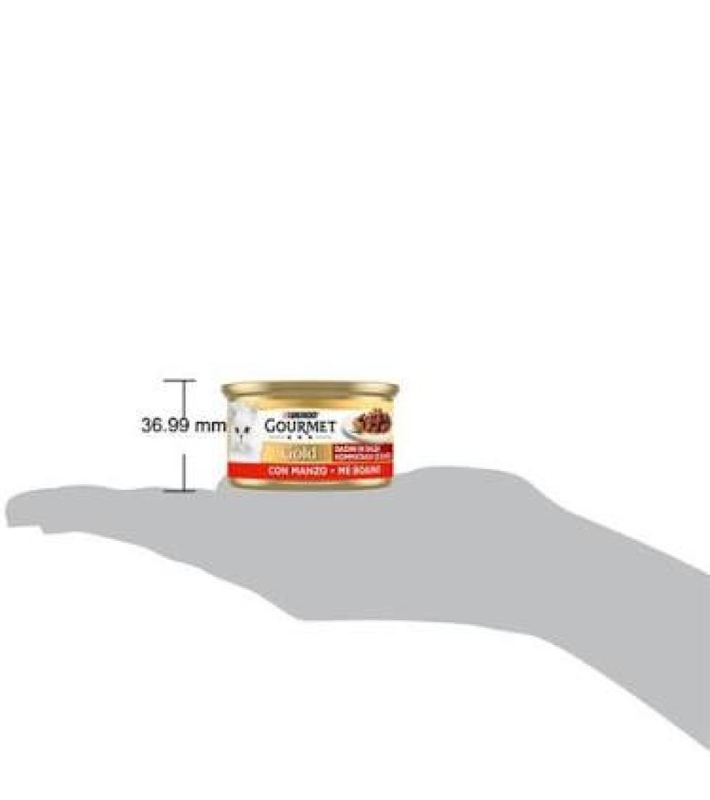 Gourmet Gold Sığır Etli ve Tavuklu Yetişkin Kedi Konservesi 85 gr