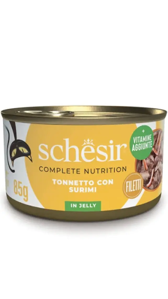 Schesir Cat Jelly Ton Balıklı Ve Tavuklu Kedi Konservesi 85 Gr