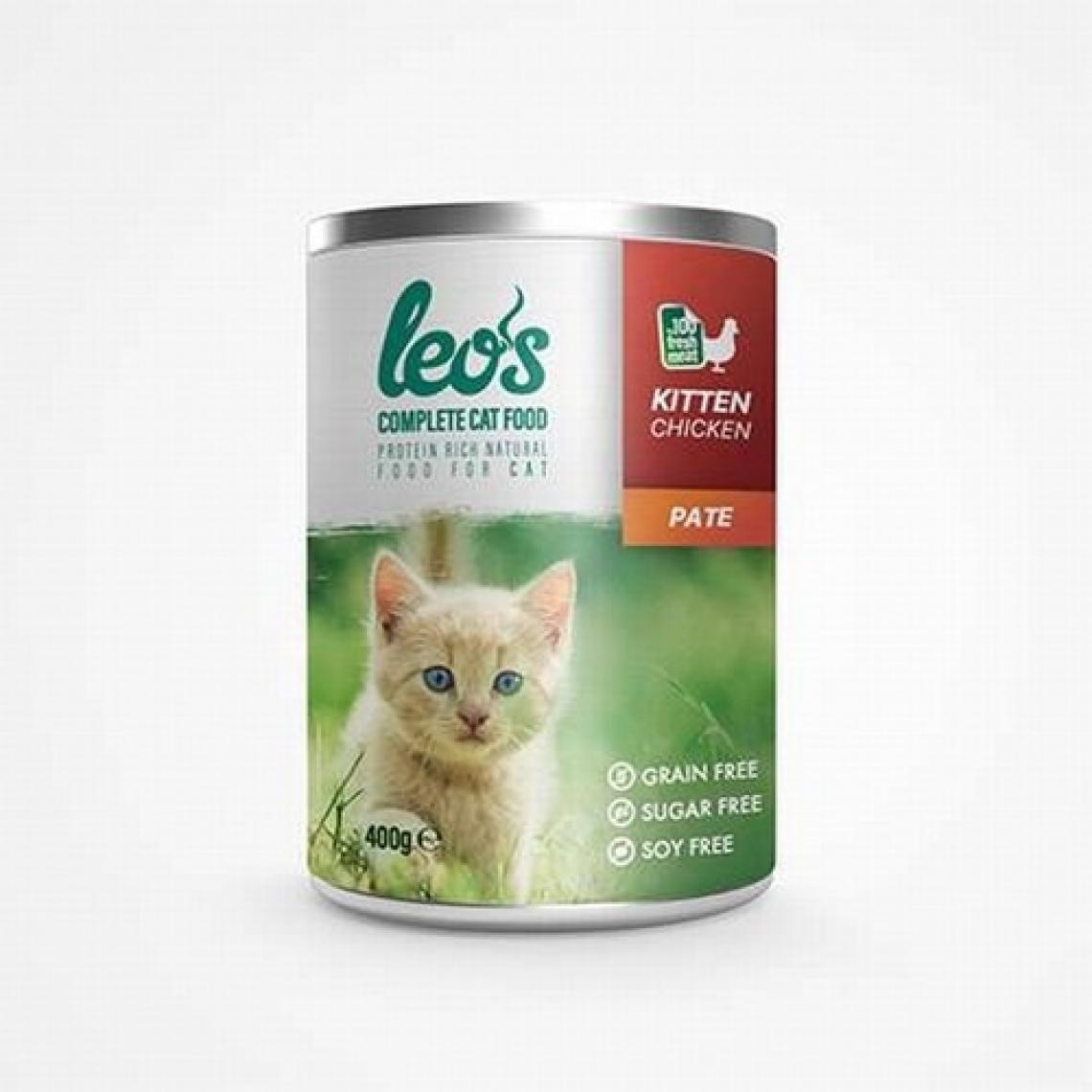 Leos Tavuk Etli Ezme Yavru Kedi Konservesi 24x400 Gr