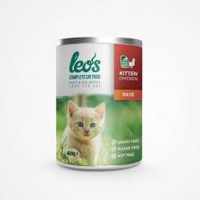 Leos Tavuk Etli Ezme Yavru Kedi Konservesi 24x400 Gr