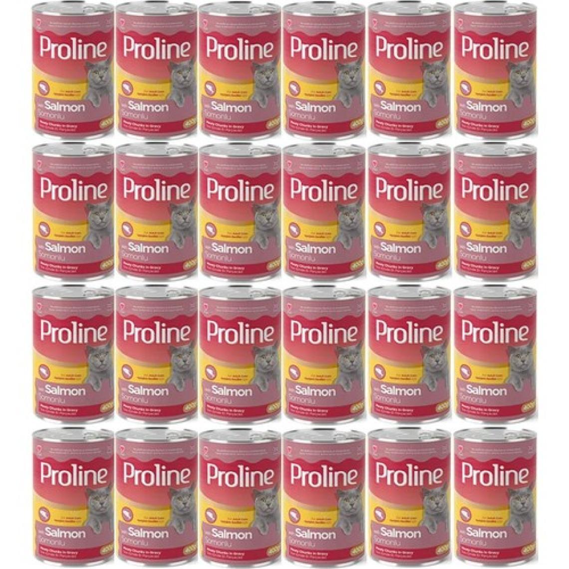 Pro Line Proline Somonlu Yetişkin Kedi Konservesi 400 Gr*24 Adet