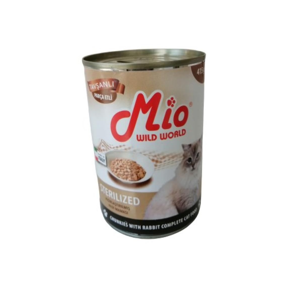Mio Sterilised Kısır Kedi Konserve 415 gr Tavşanlı