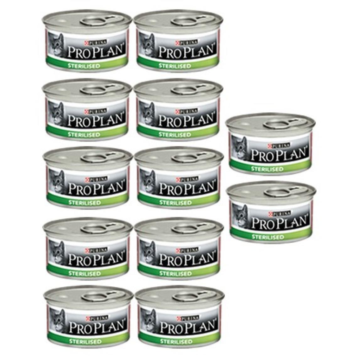 Pro Plan Sterilised Somon Balıklı Yaş Kısır Kedi Maması 85 gr