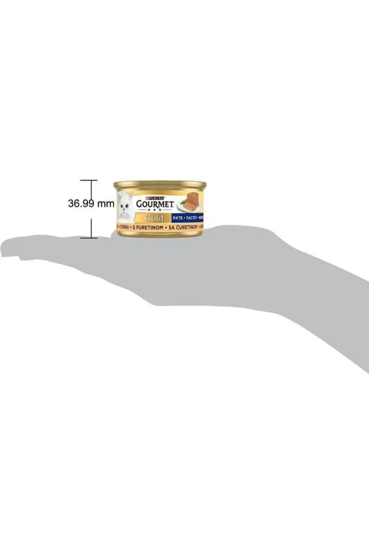 Gourmet Gold Kıyılmış Hindili Konserve 85 g x 12 Adet