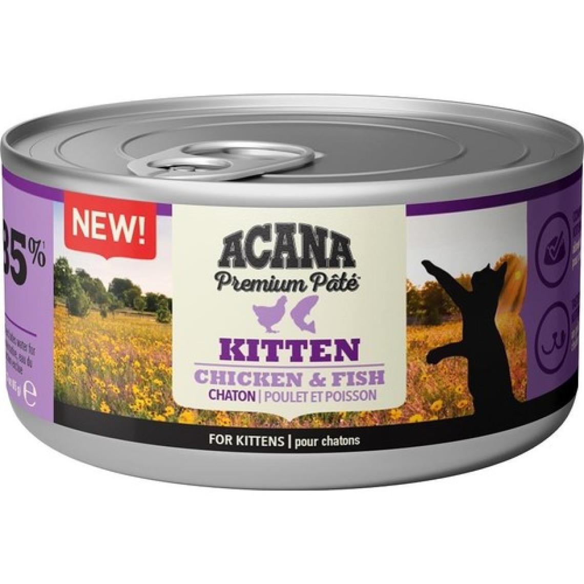Acana Premium Ezme Tavuklu ve Balıklı 85 gr Yavru Konserve Kedi Maması