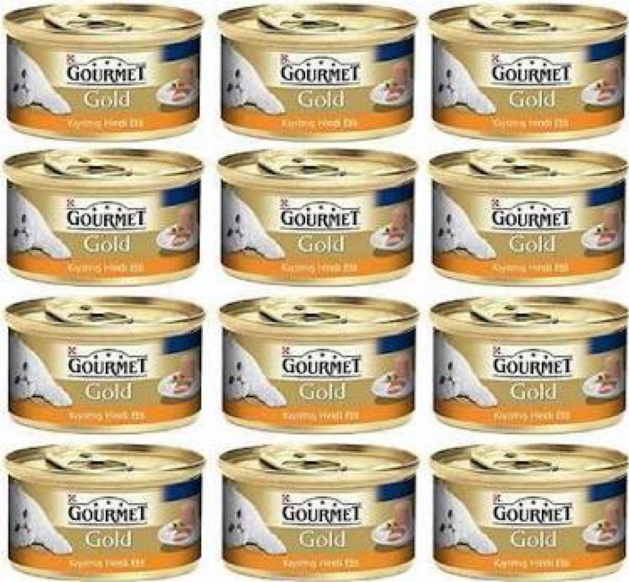 Gourmet Gold Kıyılmış Hindili Konserve 85 g x 12 Adet