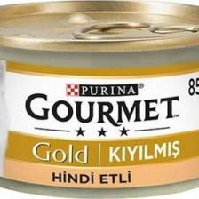 Gourmet Gold Kıyılmış Hindili Konserve 85 g x 12 Adet