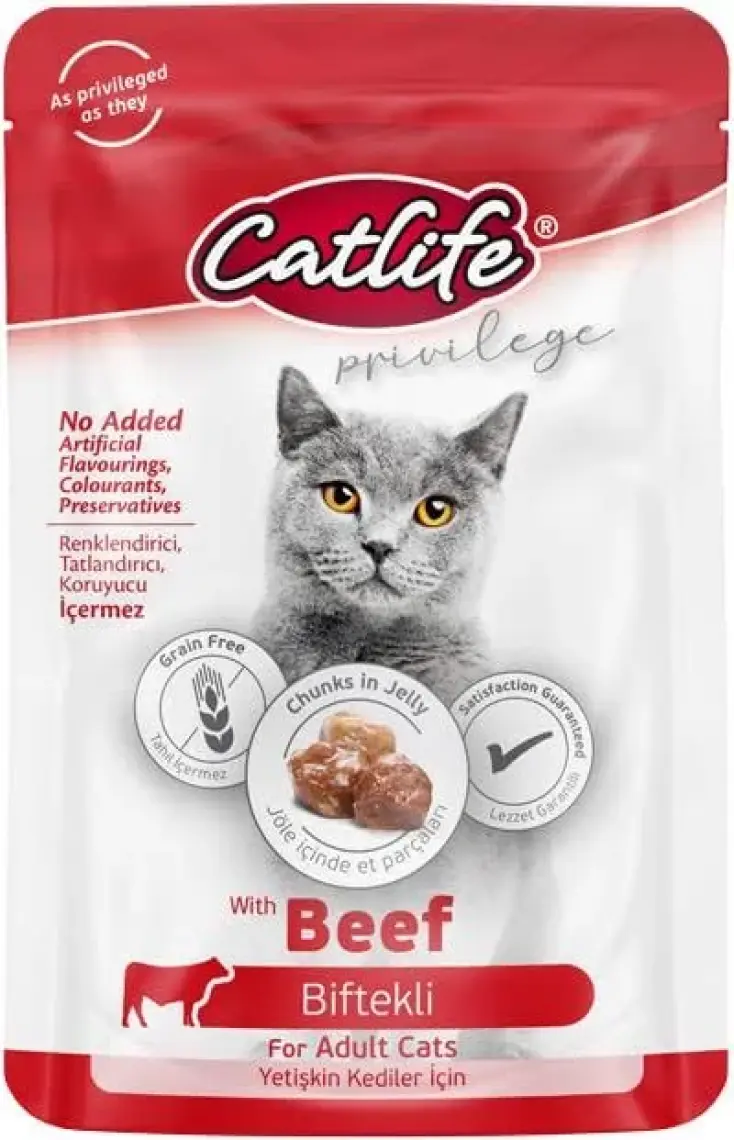 Catlife fw-25  Biftekli Pouch 85GR 24LÜ