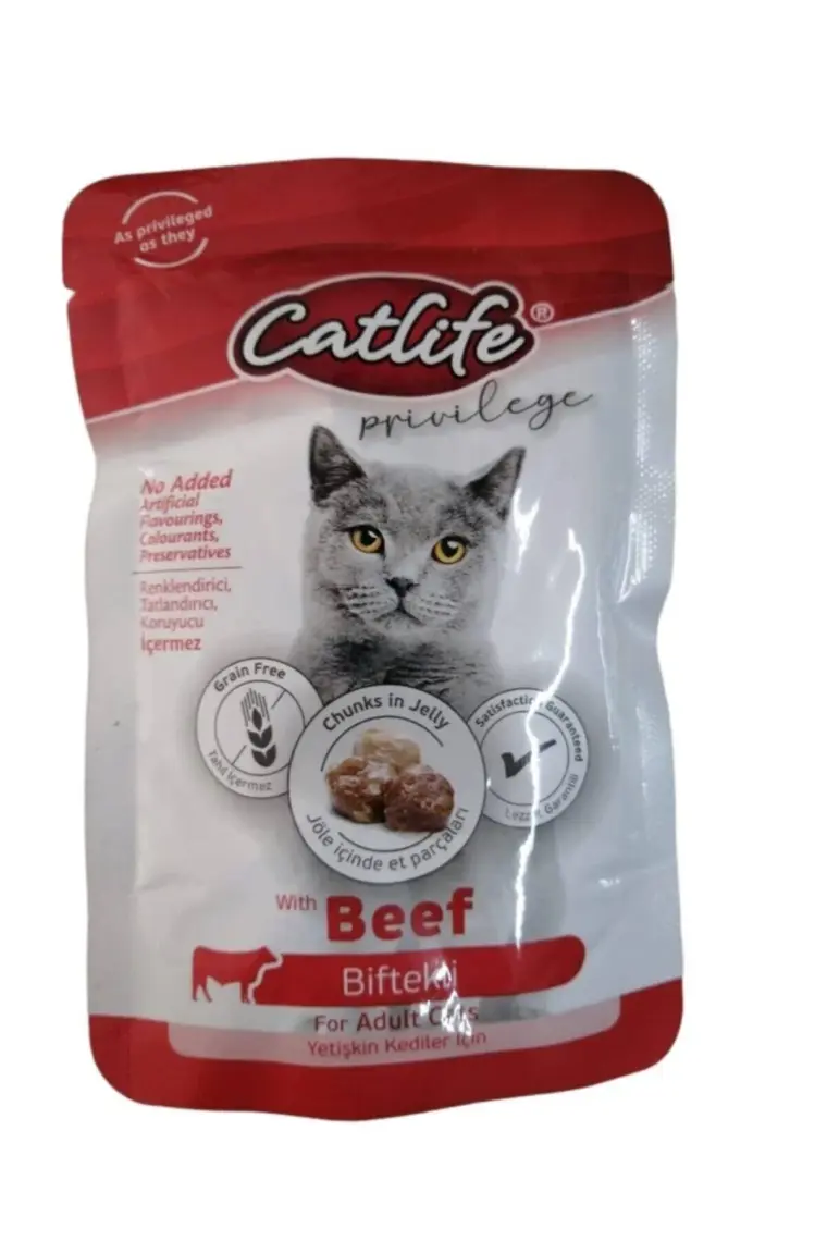 Catlife fw-25  Biftekli Pouch 85GR 24LÜ