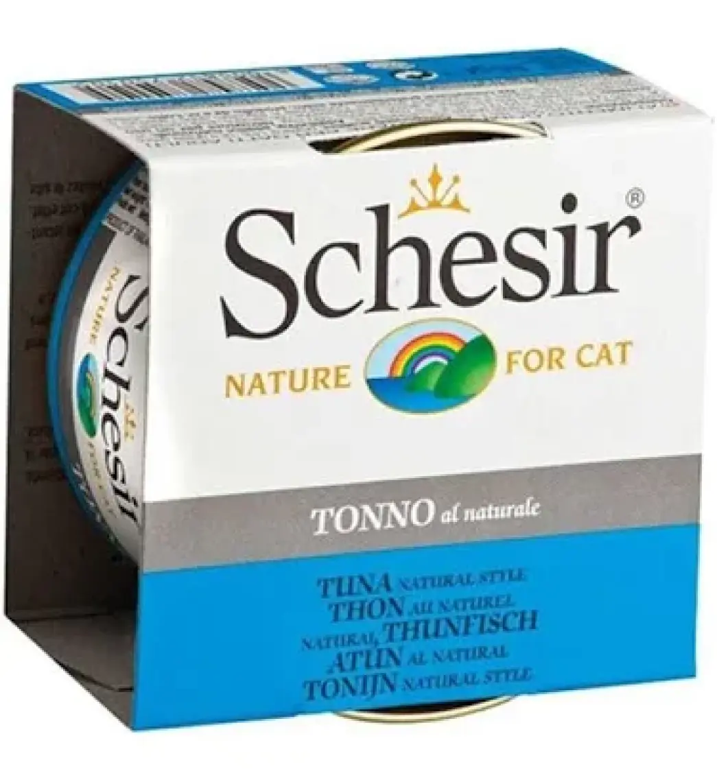 Schesir Cat Naturel Brine 85 Gr  - Ton Balıklı  Kedi Konservesi