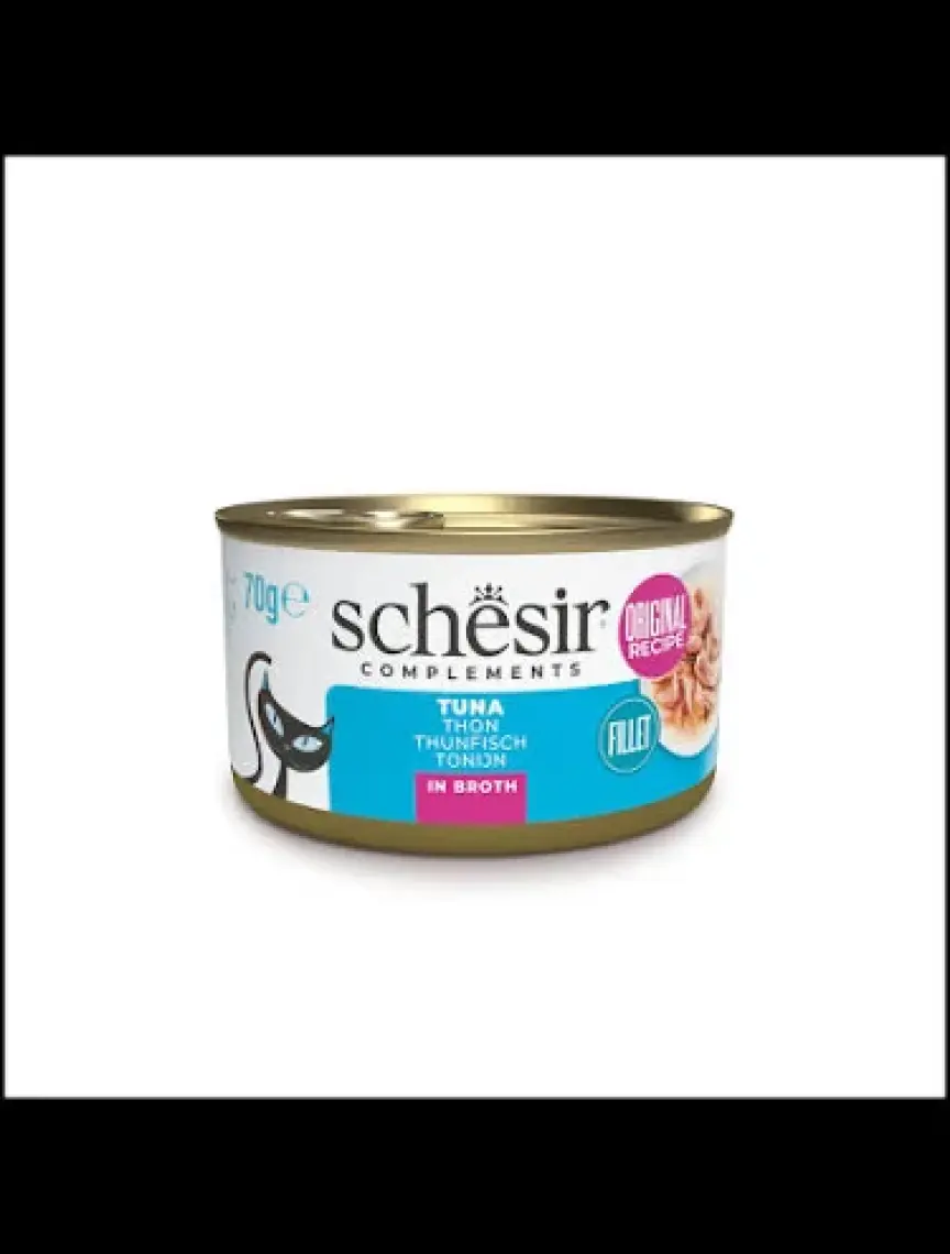 Schesir Cat Naturel Brine 85 Gr  - Ton Balıklı  Kedi Konservesi