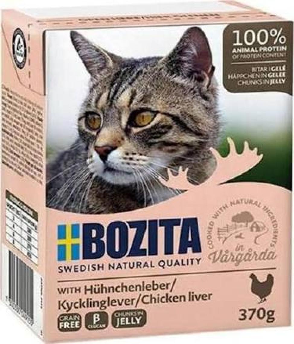 Bozita Tahılsız Tavuklu Ciğerli Kedi Konservesi 370 Gr