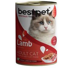 Bestpet Kuzu Etli 400 gr Yetişkin Konserve Kedi Maması