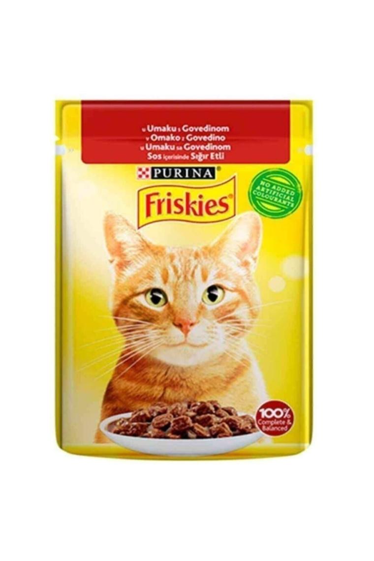 Sığır Etli Soslu Yaş Kedi Maması 85 gr