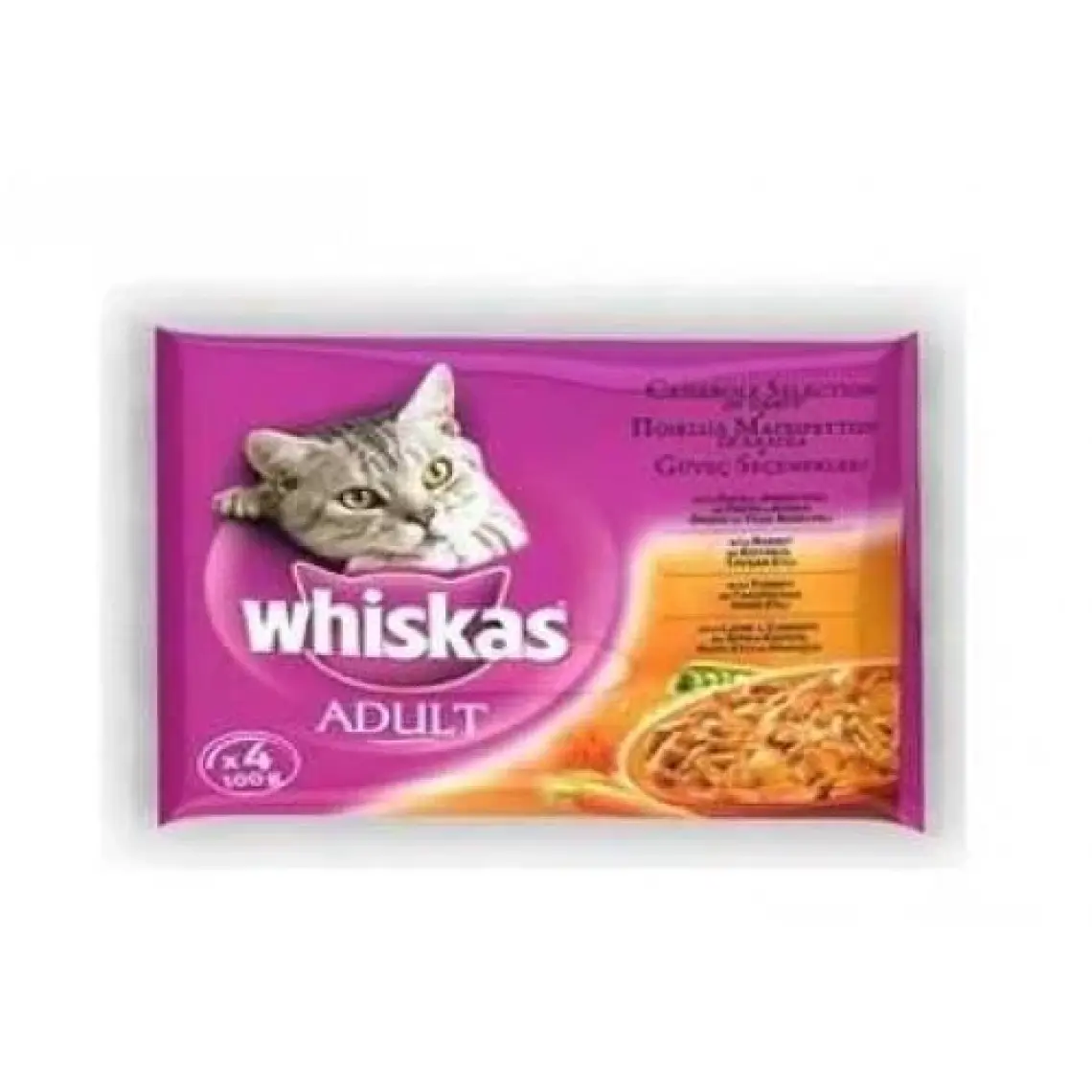 Whiskas Ördek Sebze 4x100 g Kedi Maması