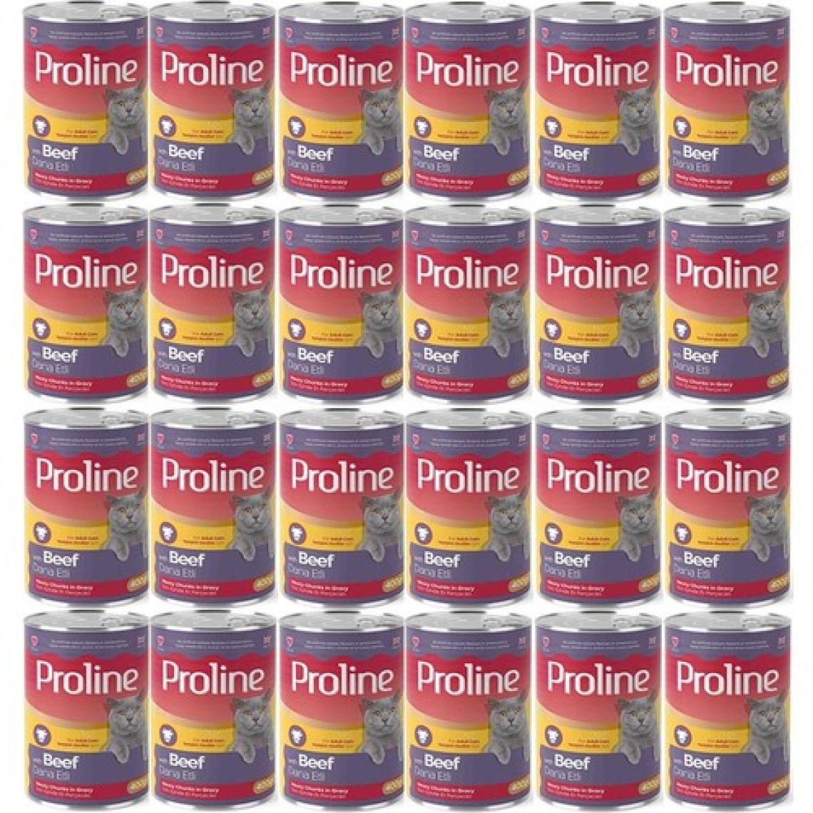 Pro Line Proline Dana Etli Yetişkin Kedi Konservesi 400 Gr*24 Adet