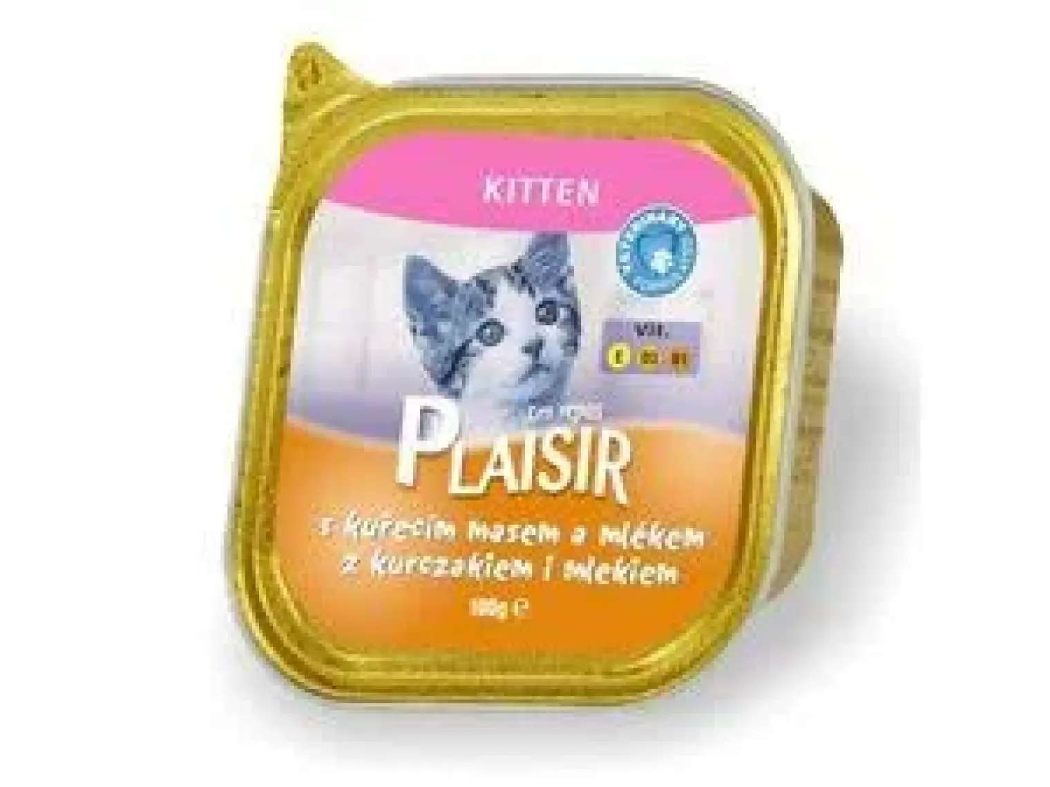 Plaisir Kitten Chatons Sütlü Yaş Mama Tavuklu Yavru Kedi Konservesi