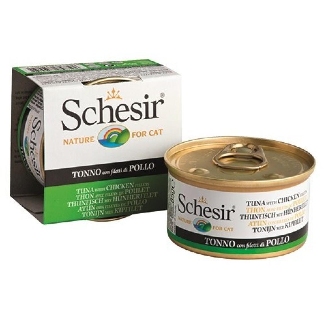 Schesir Cat Jelly Ton Balıklı Ve Tavuklu Kedi Konservesi 85 Gr