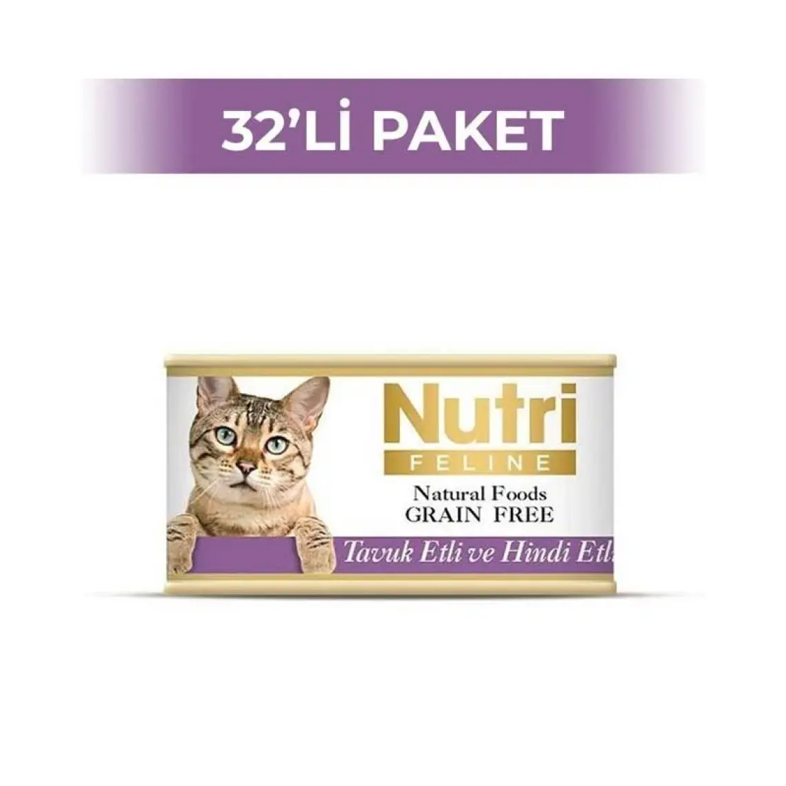 Nutri Feline Tavuk&hindi Etli 85GR Nutri Yaş Kedi Maması