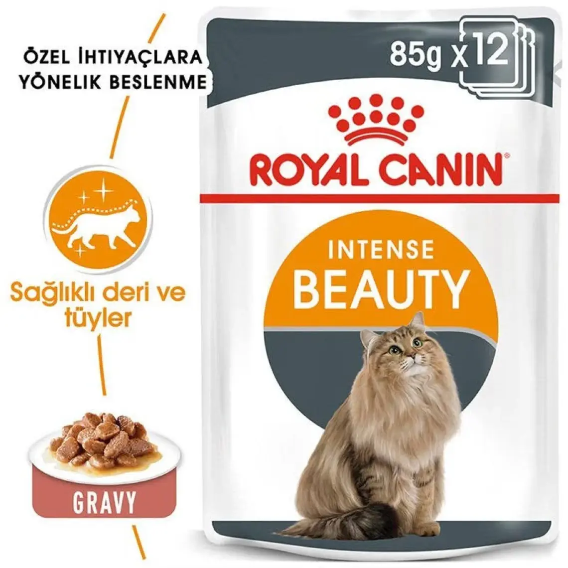 Royal Canin® Hair & Skin Care Yetişkin Kedi Yaş Maması 85 Gr *12