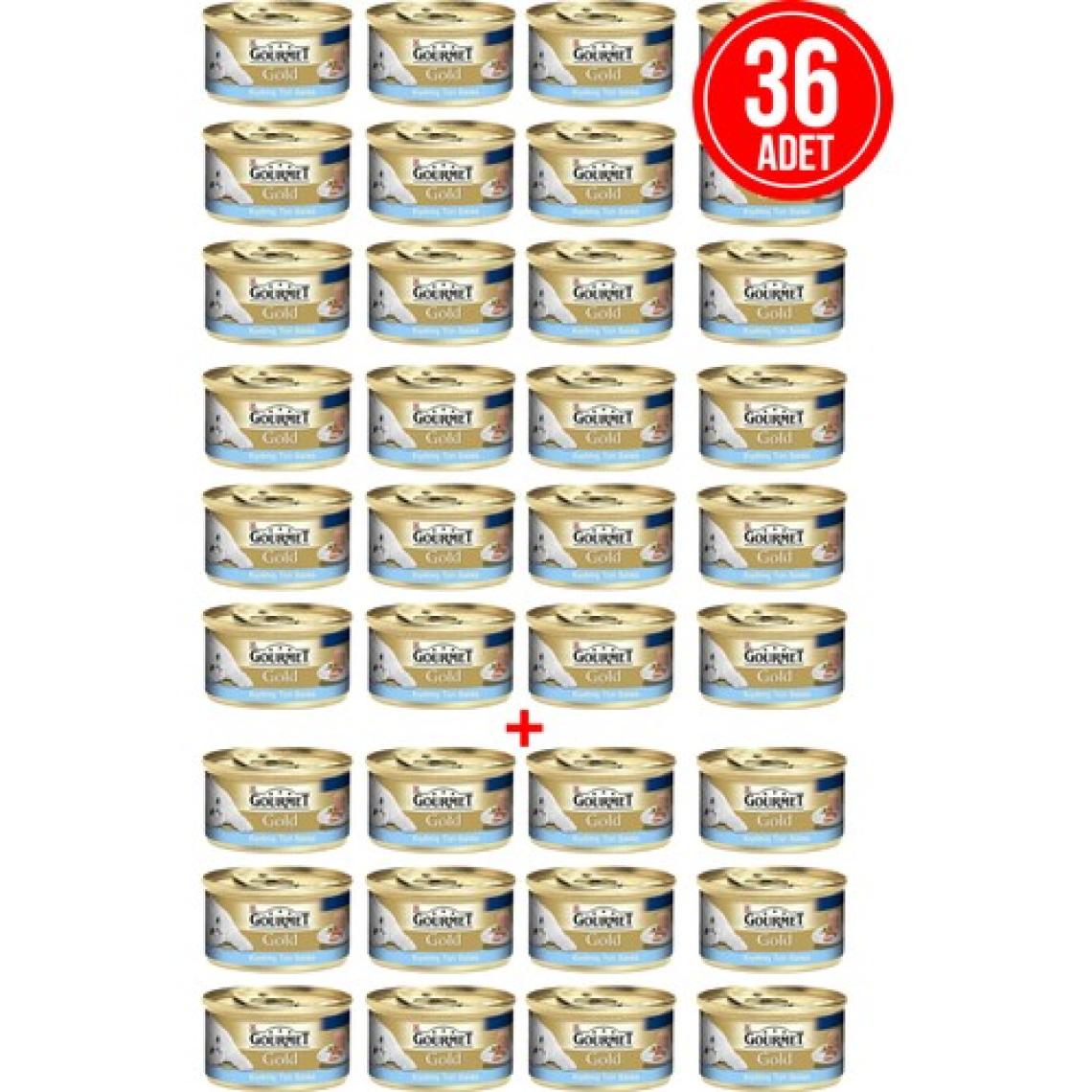 Gourmet Gold Kıyılmış Ton Balıklı 85 gr 36'lı Yetişkin Konserve Kedi Maması