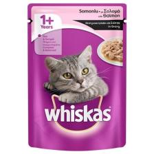 Whiskas Gravy Soslu Somonlu 100 gr 24'lü Yetişkin Kedi Yaş Maması