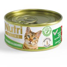 Nutri Feline Grain Free Tuna Pate with Trout Adult Cat Tahılsız Ton Balıklı ve Alabalıklı Yetişkin Kediler İçin Yaş Kedi Maması 85gr