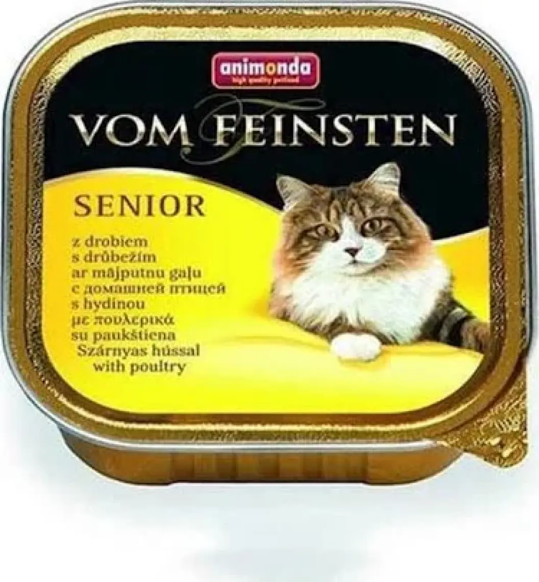 Animonda Vom Feinstein Senior Kümes Hayvanlı Yaşlı Kedi Yaş Mama 100 gr