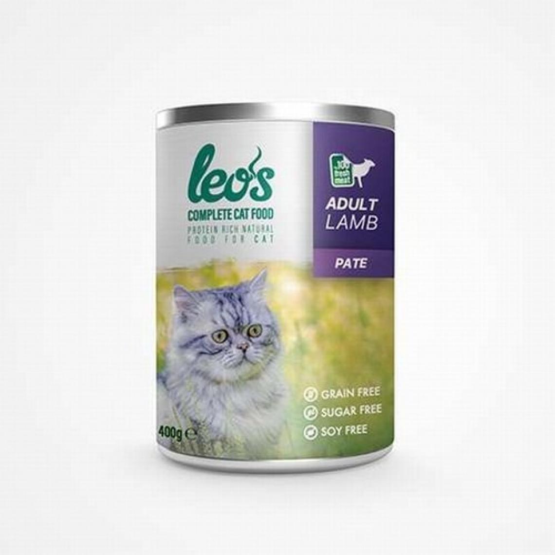 Leos Kuzu Etli Ezme Kedi Konservesi 12x400 Gr