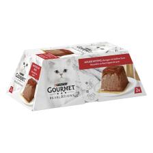 Gourmet Gold Revelations Somon Balıklı Etli Ezme Konserve Kedi Maması 2 x 57 gr