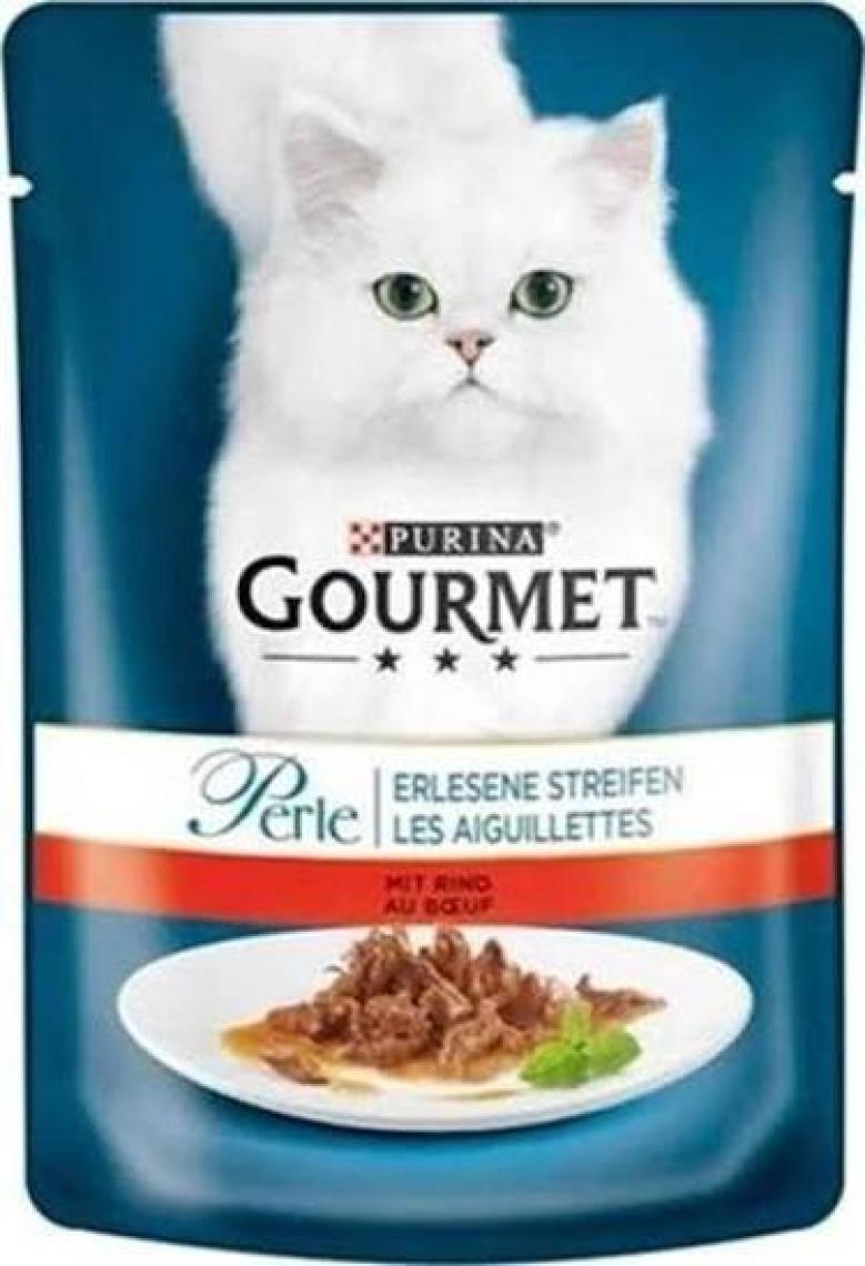 Purina Gourmet Perle Izgara Sığır Etli Kedi Yaş Maması 85 Gr X 6 Adet
