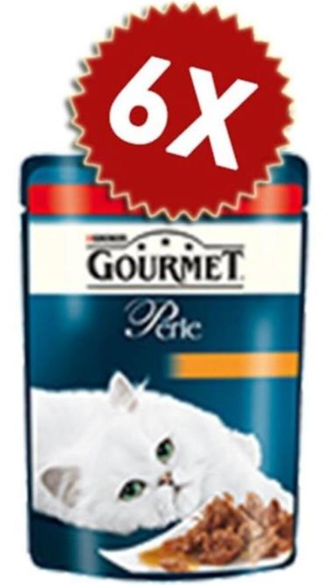 Purina Gourmet Perle Izgara Sığır Etli Kedi Yaş Maması 85 Gr X 6 Adet